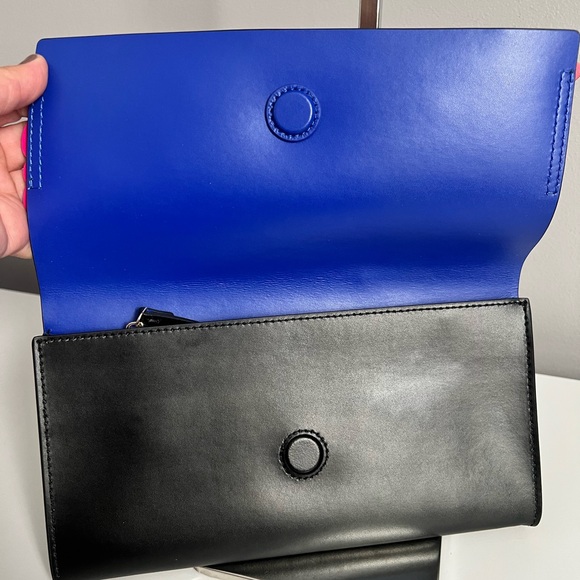 Kate Spade Black Clutch Bag/Wallet with 3D Butterfly Decoration - Picture 3 of 6